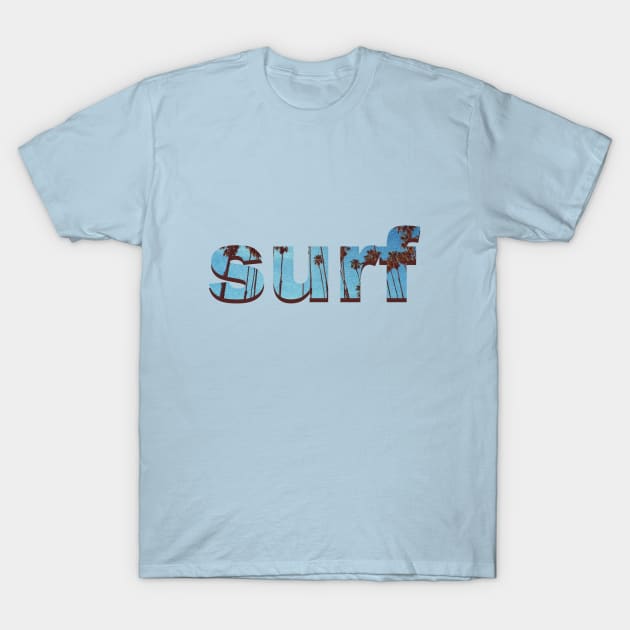 "Surf" simple shirt T-Shirt by kalebsnow